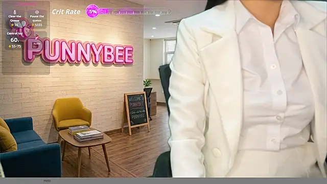 Snapshot of Punnybee chatting on July 10, 2026, 12:30 pm Punnybee online show from July 10, 2026, 12:30 pm