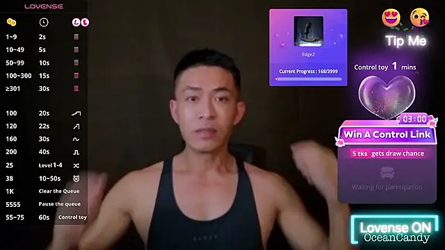 OceanCandy9 online show from January 11, 2026, 1:49 pm