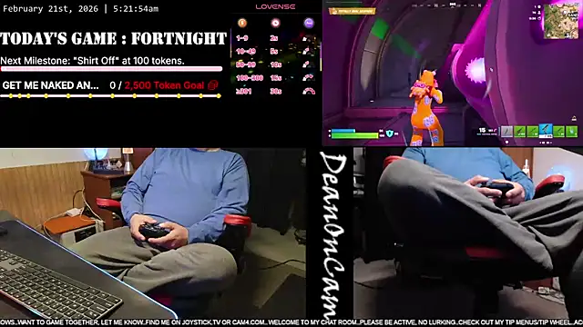 DeanonCam online show from February 21, 2026, 11:22 am