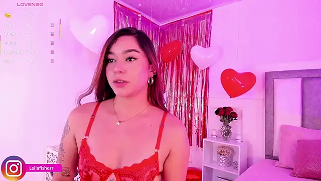 Snapshot of Leilafisherr chatting on February 14, 2026, 9:00 pm Leilafisherr online show from February 14, 2026, 9:00 pm