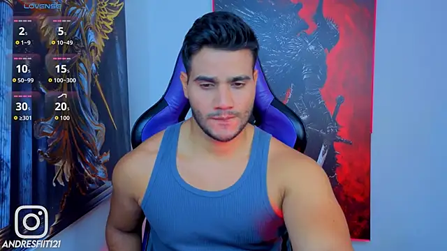 Snapshot of AndresRodriguez1 chatting on July 8, 2026, 1:43 am AndresRodriguez1 online show from July 8, 2026, 1:43 am