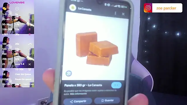 ZoeParcker online show from March 16, 2026, 8:13 pm