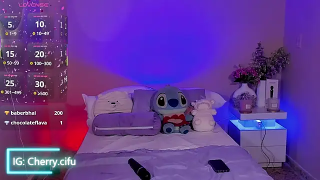 CherrySeraphine1 online show from May 2, 2026, 7:08 pm