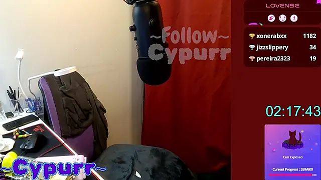 Snapshot of Cypurr chatting on April 21, 2026, 1:42 am Cypurr online show from April 21, 2026, 1:42 am