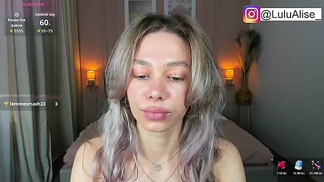 LuluAlis online show from April 13, 2026, 1:27 pm