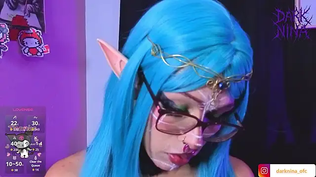 dark nina   online show from March 19, 2026, 2:59 am