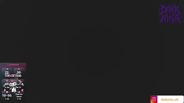 dark nina   online show from April 1, 2026, 3:29 am