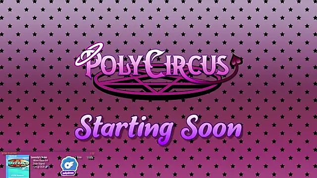 PolyCircus online show from June 25, 2026, 4:56 am