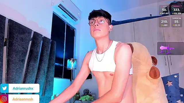 AdrianRushx online show from July 11, 2026, 3:09 am