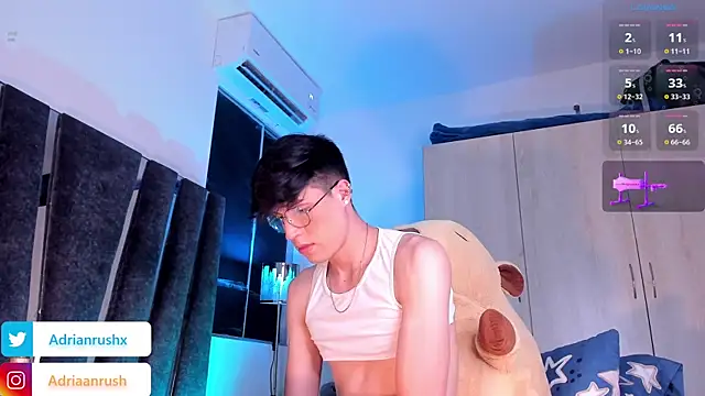 AdrianRushx online show from July 14, 2026, 3:11 am