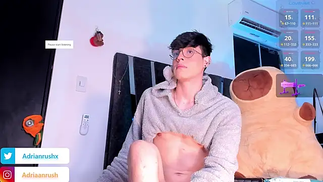AdrianRushx online show from July 27, 2026, 3:02 am
