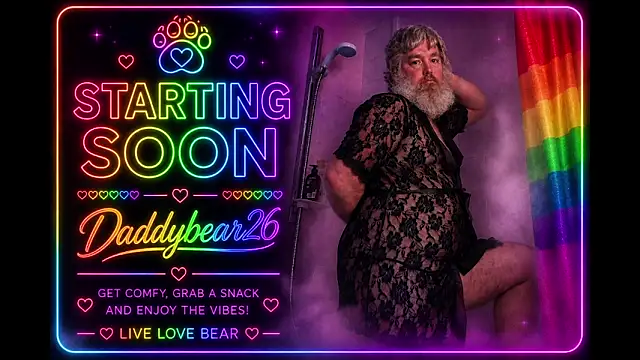 Daddybear26 online show from June 15, 2026, 5:15 pm