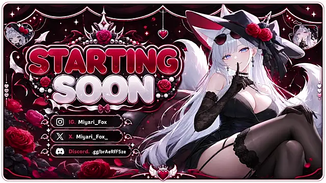 MiyariFox online show from July 8, 2026, 5:56 am