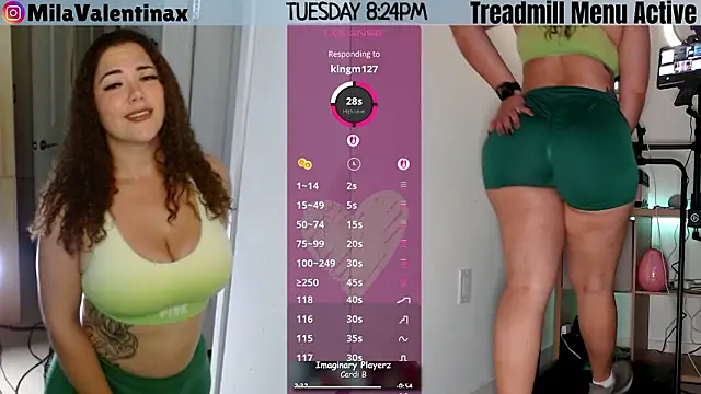 MilaValentina online show from March 18, 2026, 12:25 am