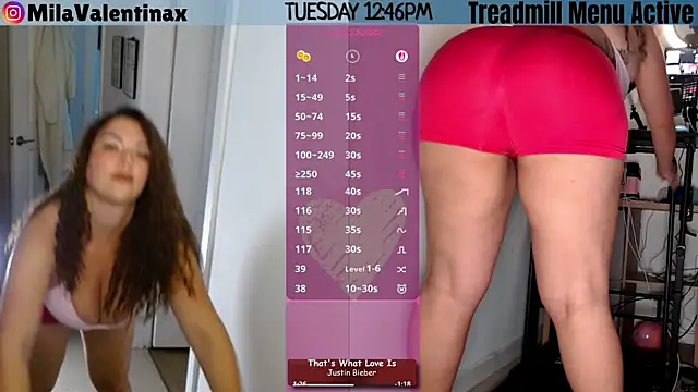 MilaValentina online show from April 14, 2026, 4:46 pm