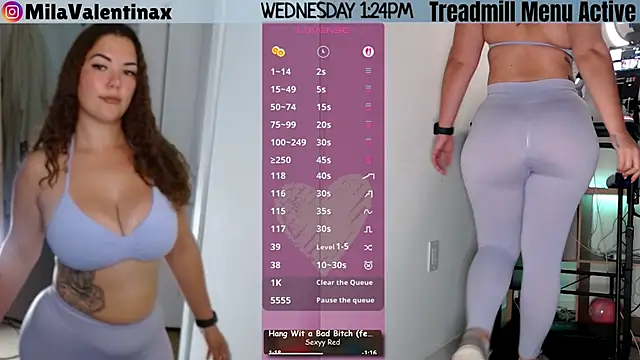 Snapshot of MilaValentina chatting on April 22, 2026, 5:25 pm MilaValentina online show from April 22, 2026, 5:25 pm