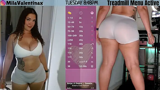 Snapshot of MilaValentina chatting on April 29, 2026, 12:48 am MilaValentina online show from April 29, 2026, 12:48 am