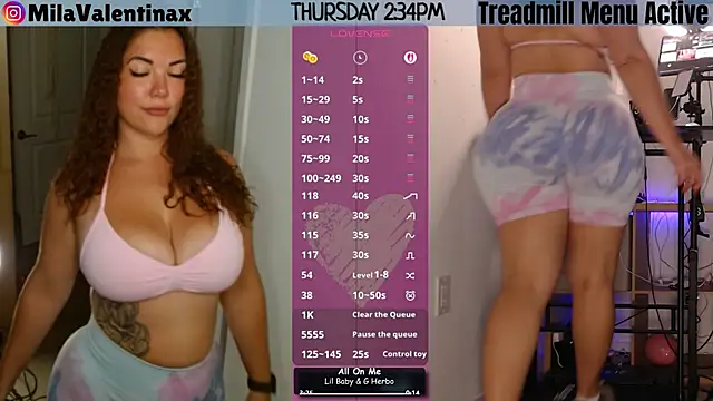 Snapshot of MilaValentina chatting on June 18, 2026, 6:34 pm MilaValentina online show from June 18, 2026, 6:34 pm