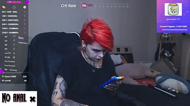 Snapshot of Dark__Elf chatting on December 9, 2024, 1:18 am Dark Elf online show from December 9, 2024, 1:18 am