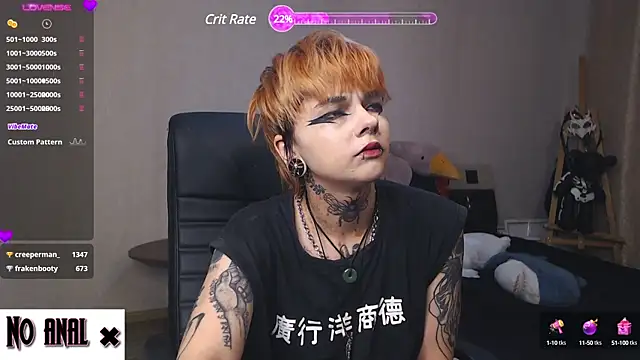 Snapshot of Dark__Elf chatting on January 7, 2025, 10:19 pm Dark Elf online show from January 7, 2025, 10:19 pm