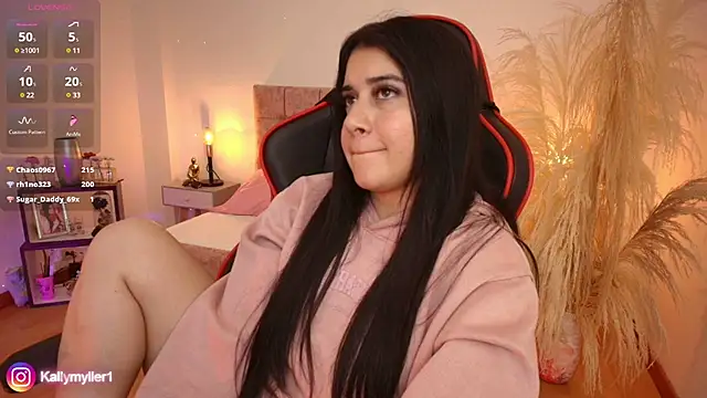 Snapshot of KallyMyller1 chatting on January 29, 2025, 10:11 pm KallyMyller1 online show from January 29, 2025, 10:11 pm