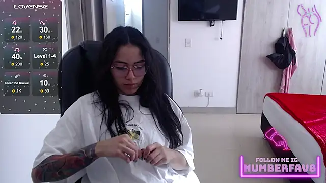 numberfav8 online show from January 18, 2025, 9:34 pm