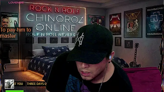 chino roz online show from May 13, 2026, 10:49 pm