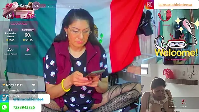 LaInsaciableIntensa online show from March 14, 2025, 12:32 am