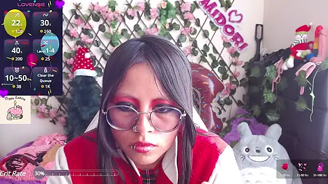 MidoriQuiinn online show from December 9, 2024, 7:50 pm