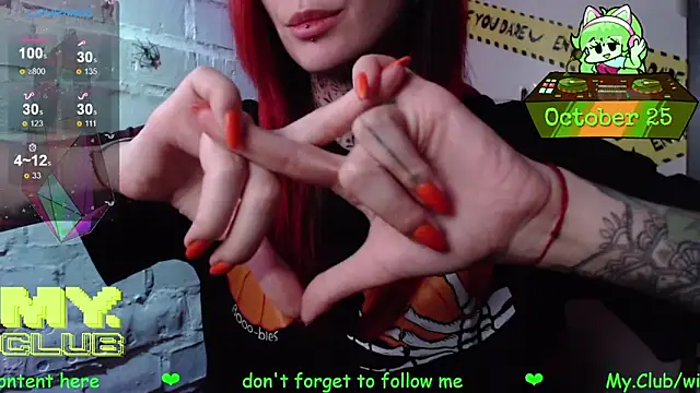 Witch Emma online show from October 25, 2025, 8:58 pm