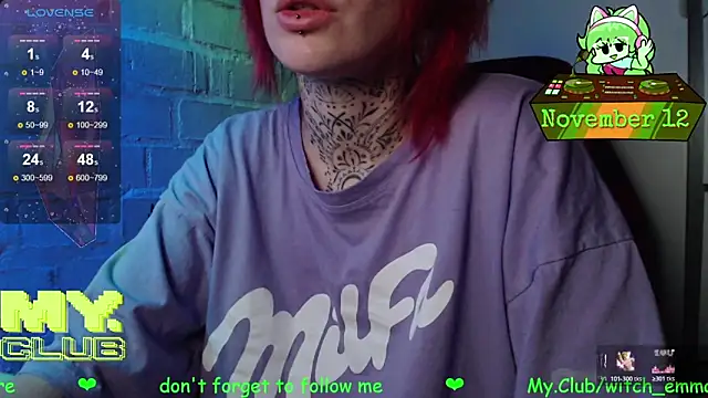 Witch Emma online show from November 12, 2025, 7:24 pm