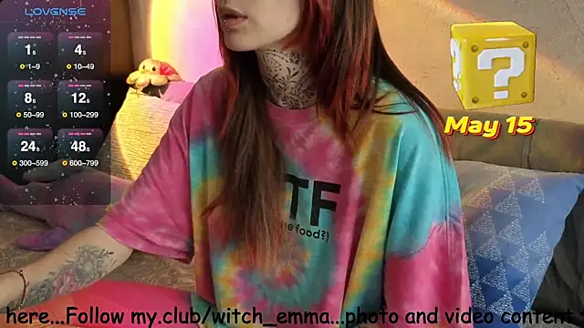 Witch Emma online show from May 15, 2026, 6:31 am