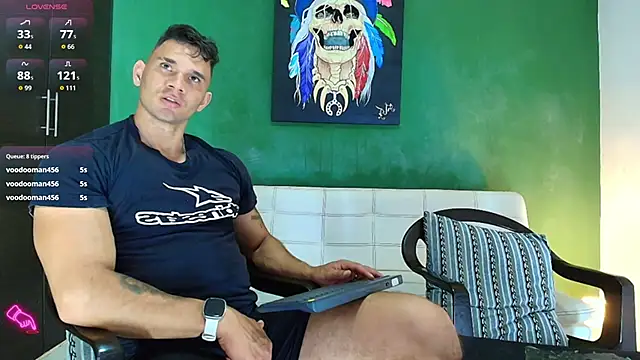 Snapshot of GendersonFit chatting on April 3, 2026, 7:34 pm GendersonFit online show from April 3, 2026, 7:34 pm