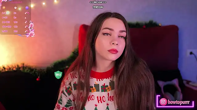 Snapshot of How2Meow chatting on December 2, 2024, 5:15 pm How2Meow online show from December 2, 2024, 5:15 pm