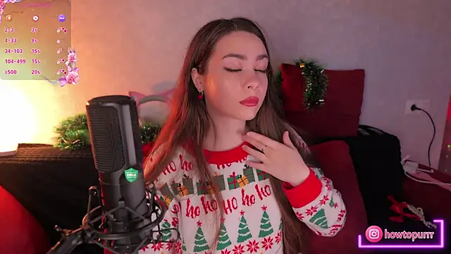 Snapshot of How2Meow chatting on December 29, 2024, 5:33 pm How2Meow online show from December 29, 2024, 5:33 pm