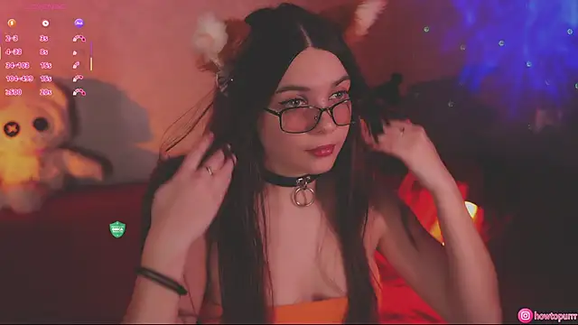 Snapshot of How2Meow chatting on October 23, 2025, 5:01 pm How2Meow online show from October 23, 2025, 5:01 pm