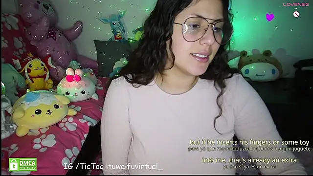 TuWaifuVirtual1 online show from March 26, 2026, 12:39 am