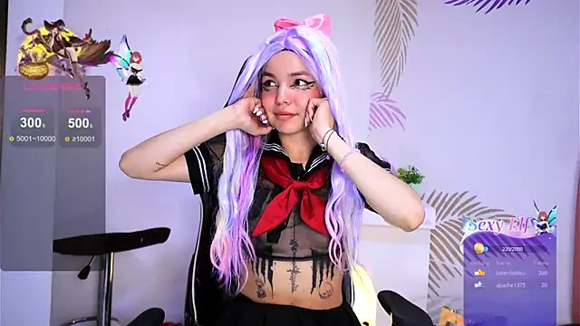 dianebleu online show from February 17, 2025, 7:15 am