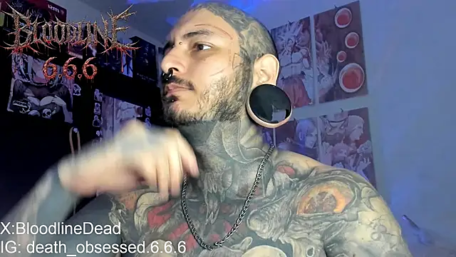 DEATHINK666XX online show from January 10, 2026, 2:52 pm