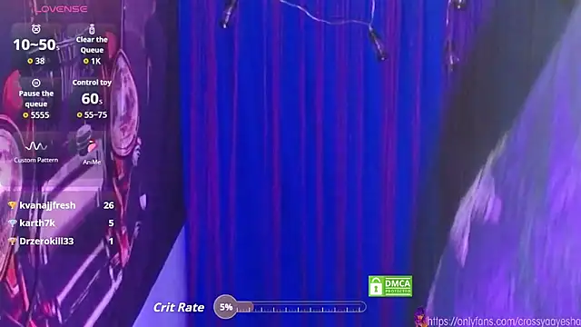 Snapshot of CrossyAayesha chatting on September 9, 2025, 6:07 pm CrossyAayesha online show from September 9, 2025, 6:07 pm