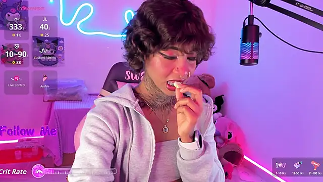 Snapshot of AshantiiSweet chatting on September 26, 2025, 12:25 am AshantiiSweet online show from September 26, 2025, 12:25 am