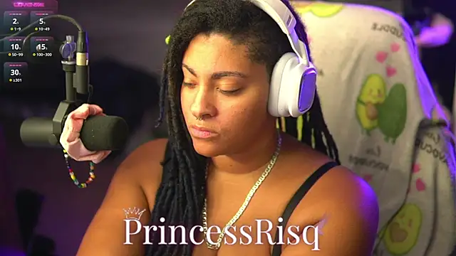 PrincessRisq online show from October 18, 2025, 1:30 am